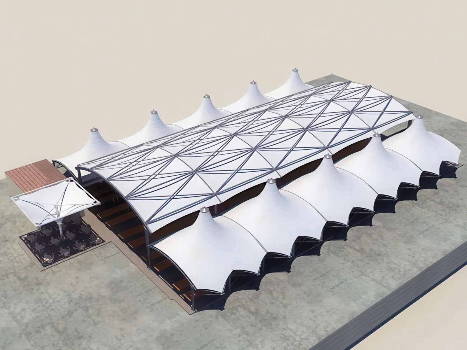 Навесы для рынков проект 66