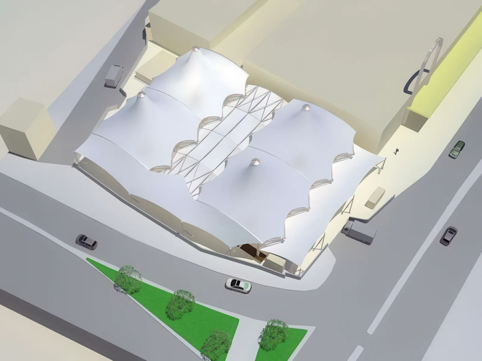 Навесы для рынков проект 68