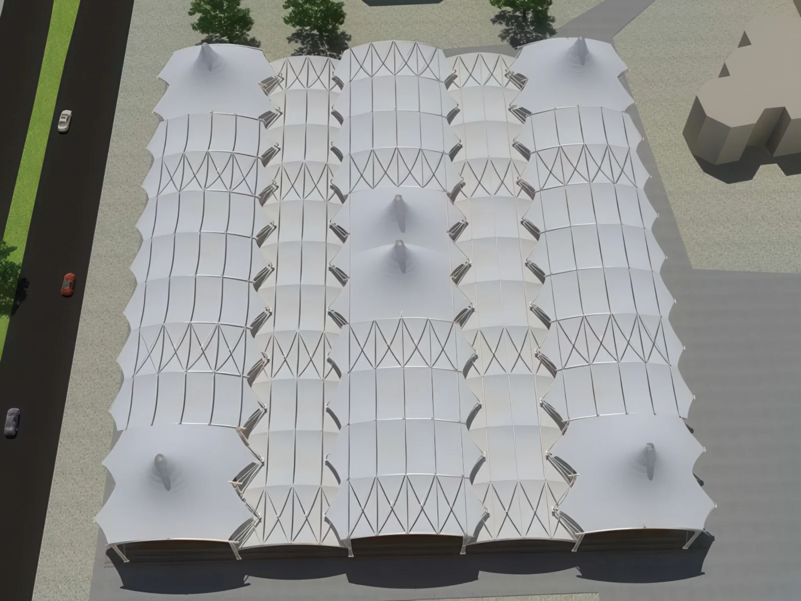 Навесы для рынков проект 93