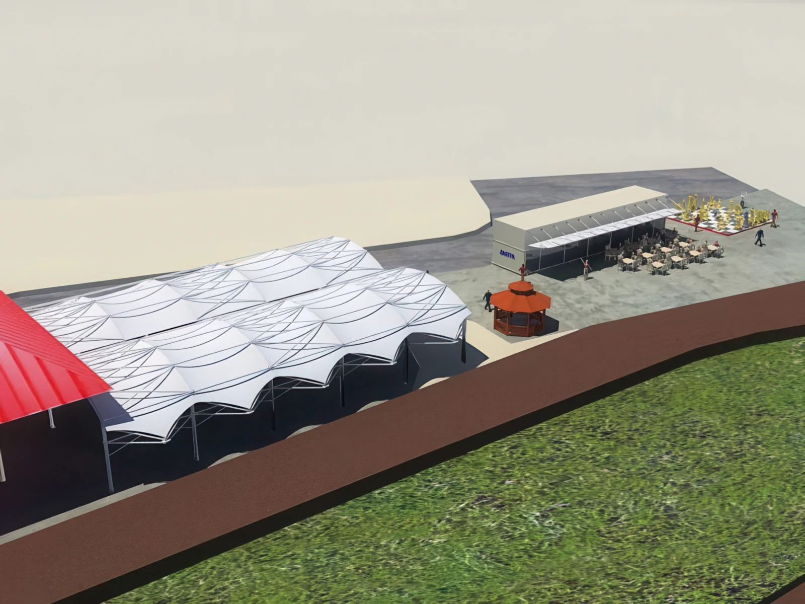 Навесы для рынков проект 96