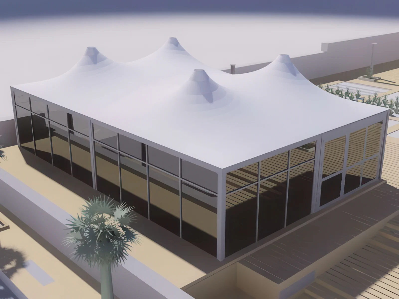 Модульные шатры проект 11