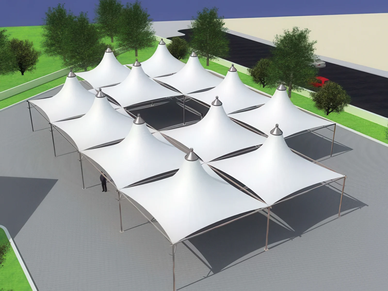 Модульные шатры