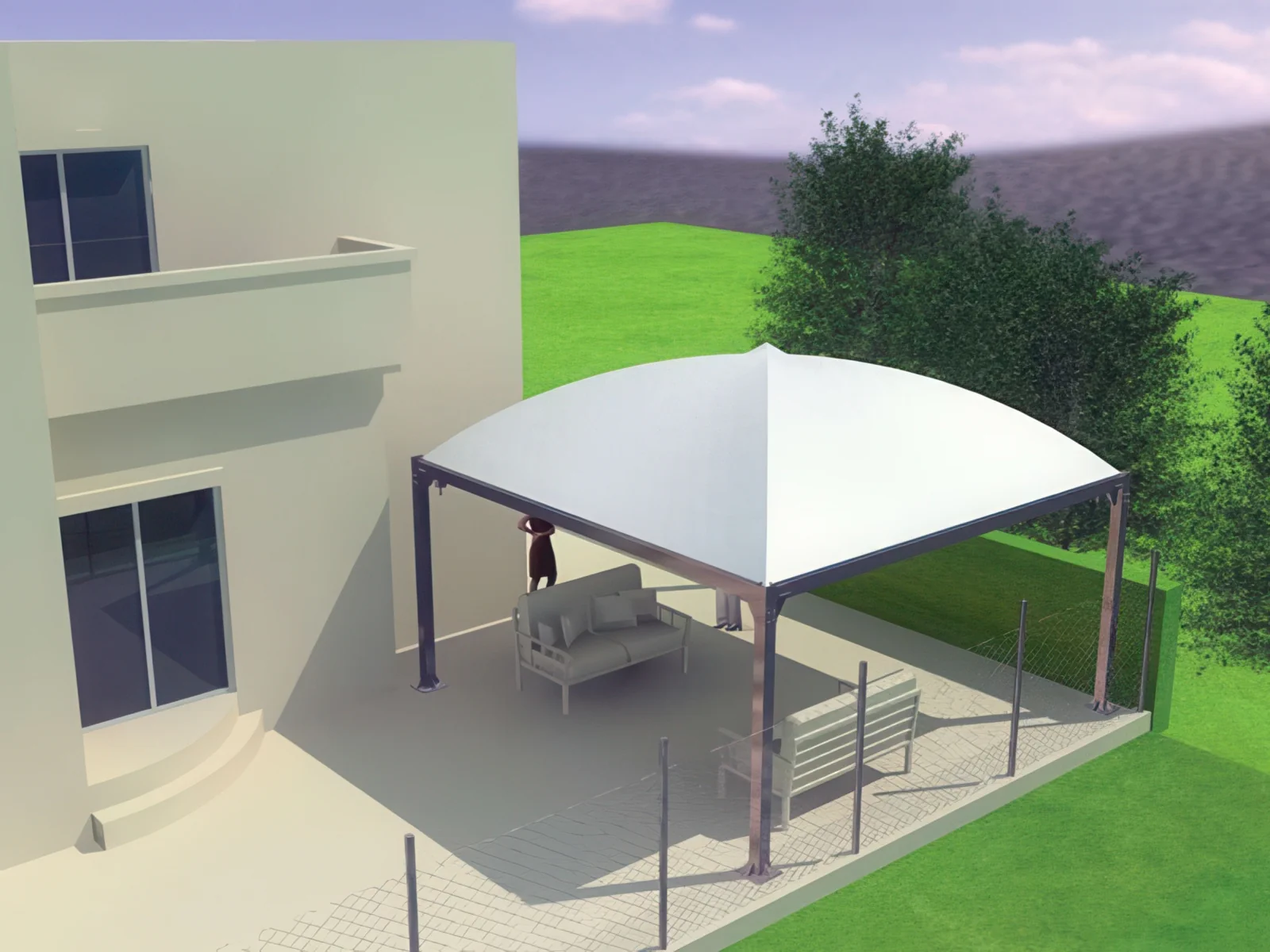 Модульные шатры проект 28