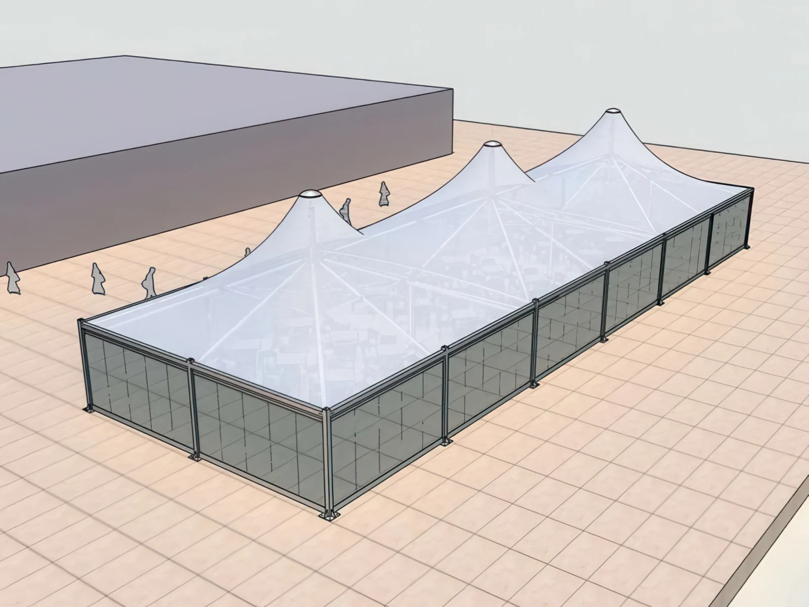 Модульные шатры проект 39