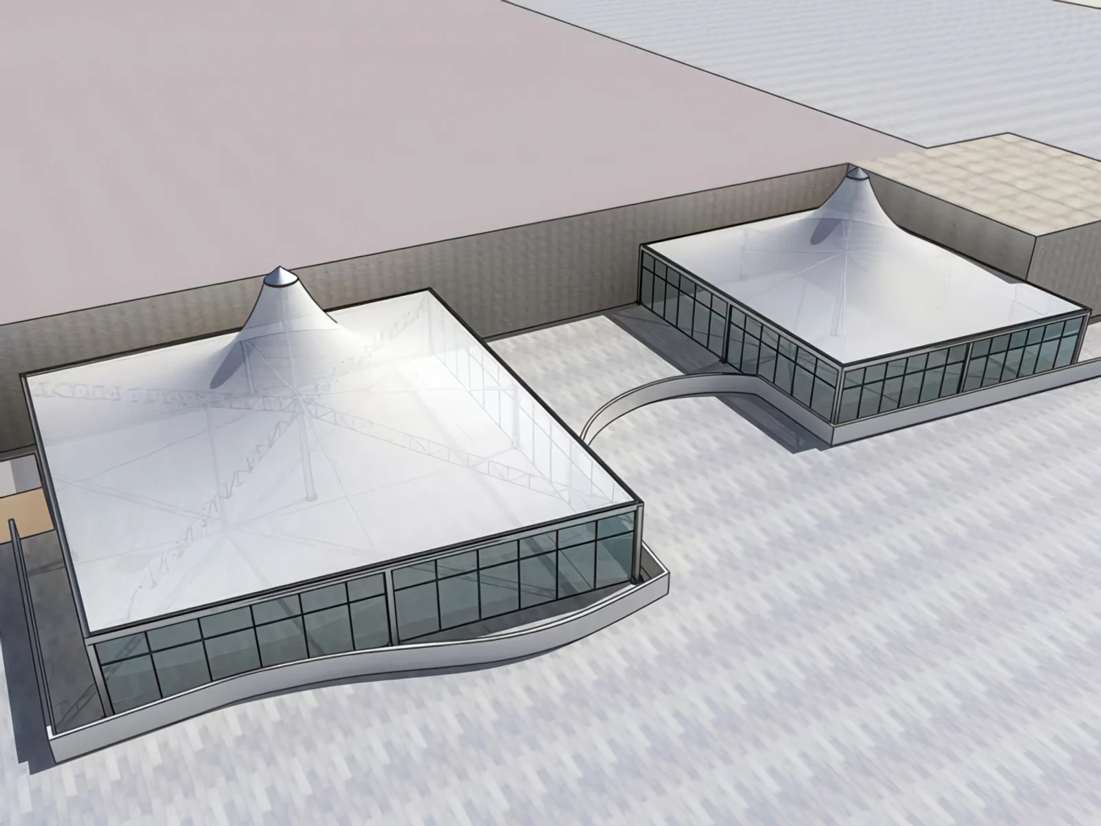 Модульные шатры проект 49