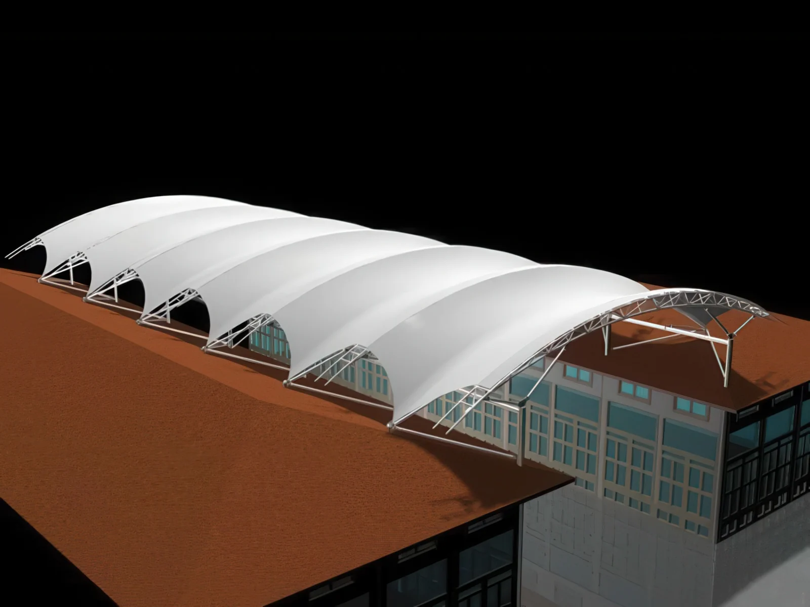 Тентовые сооружения без внутренних опор проект 3