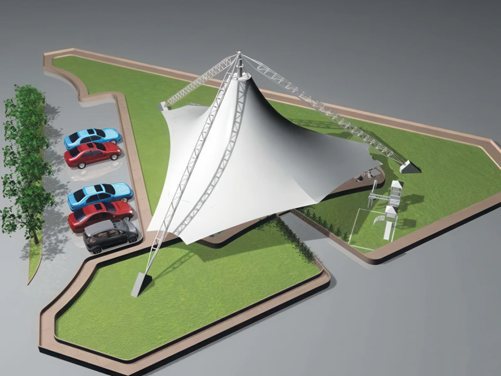 Тентовые сооружения без внутренних опор проект 8