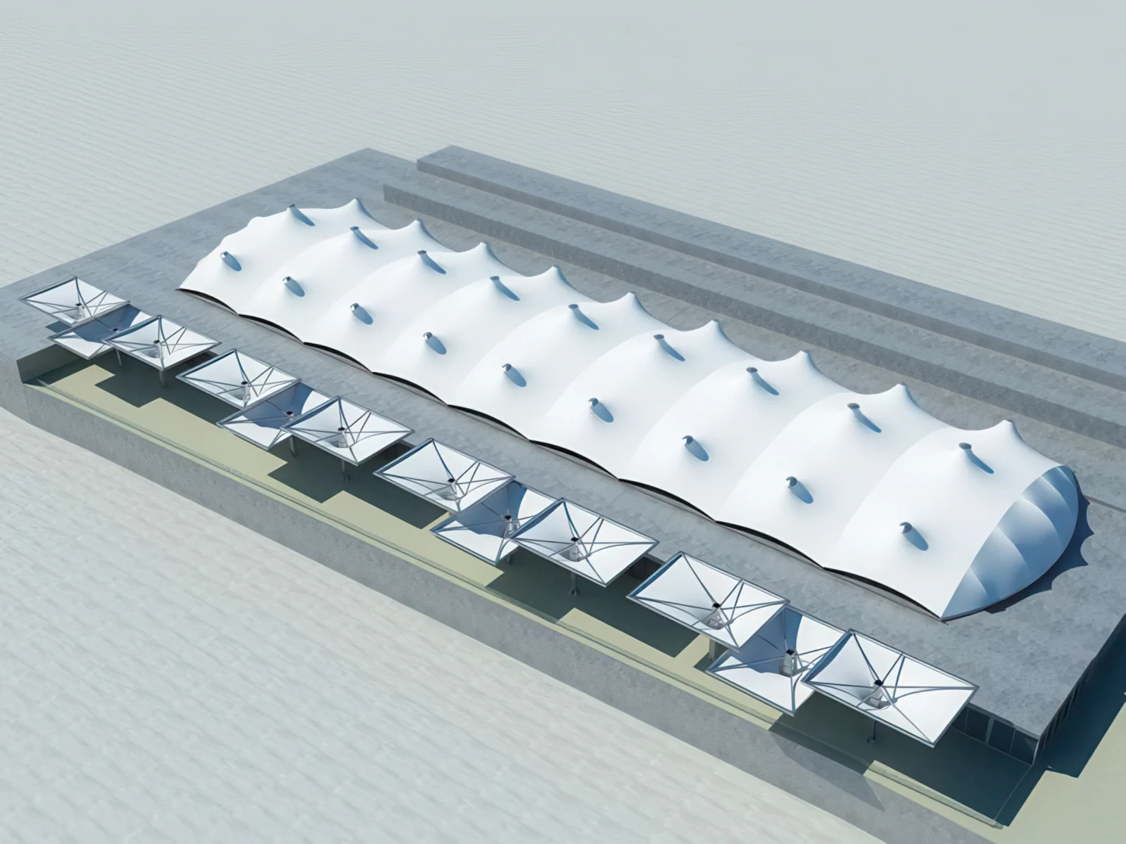 Тентовые сооружения без внутренних опор проект 10