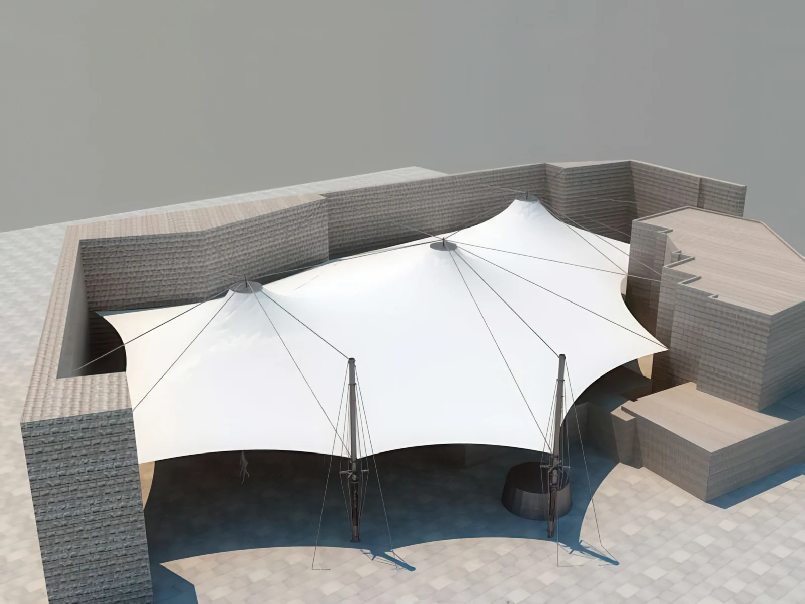 Тентовые сооружения без внутренних опор проект 17