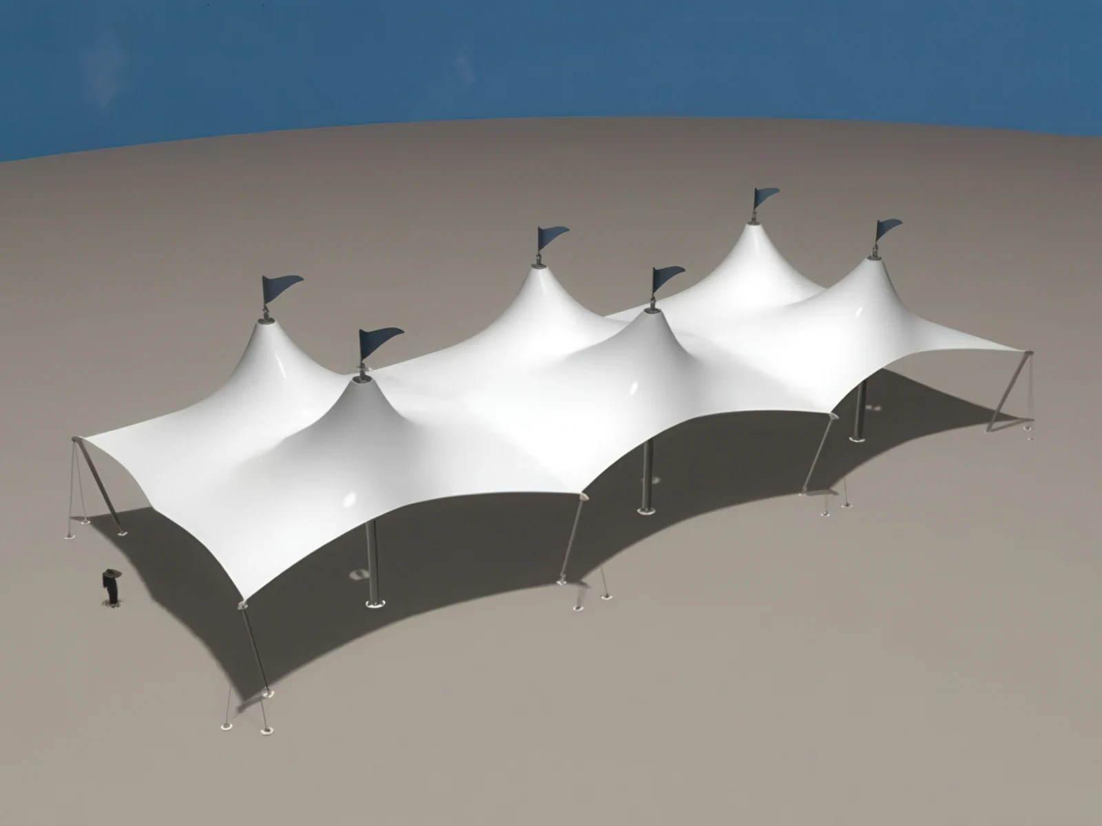 Тентовые сооружения без внутренних опор проект 20