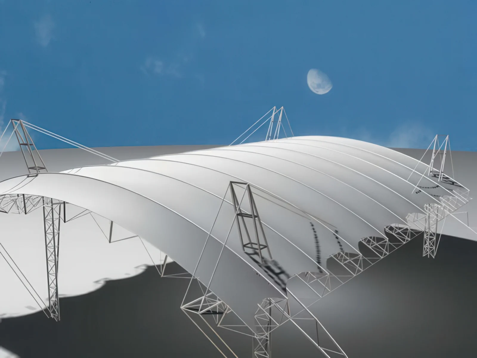 Тентовые сооружения без внутренних опор проект 32