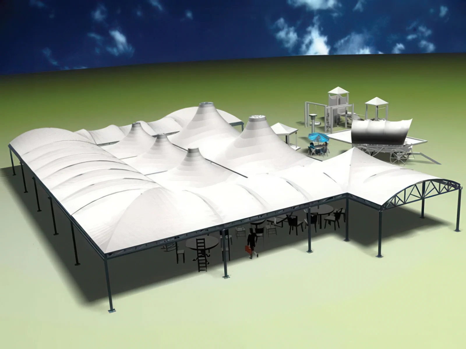 Тентовые сооружения без внутренних опор проект 35