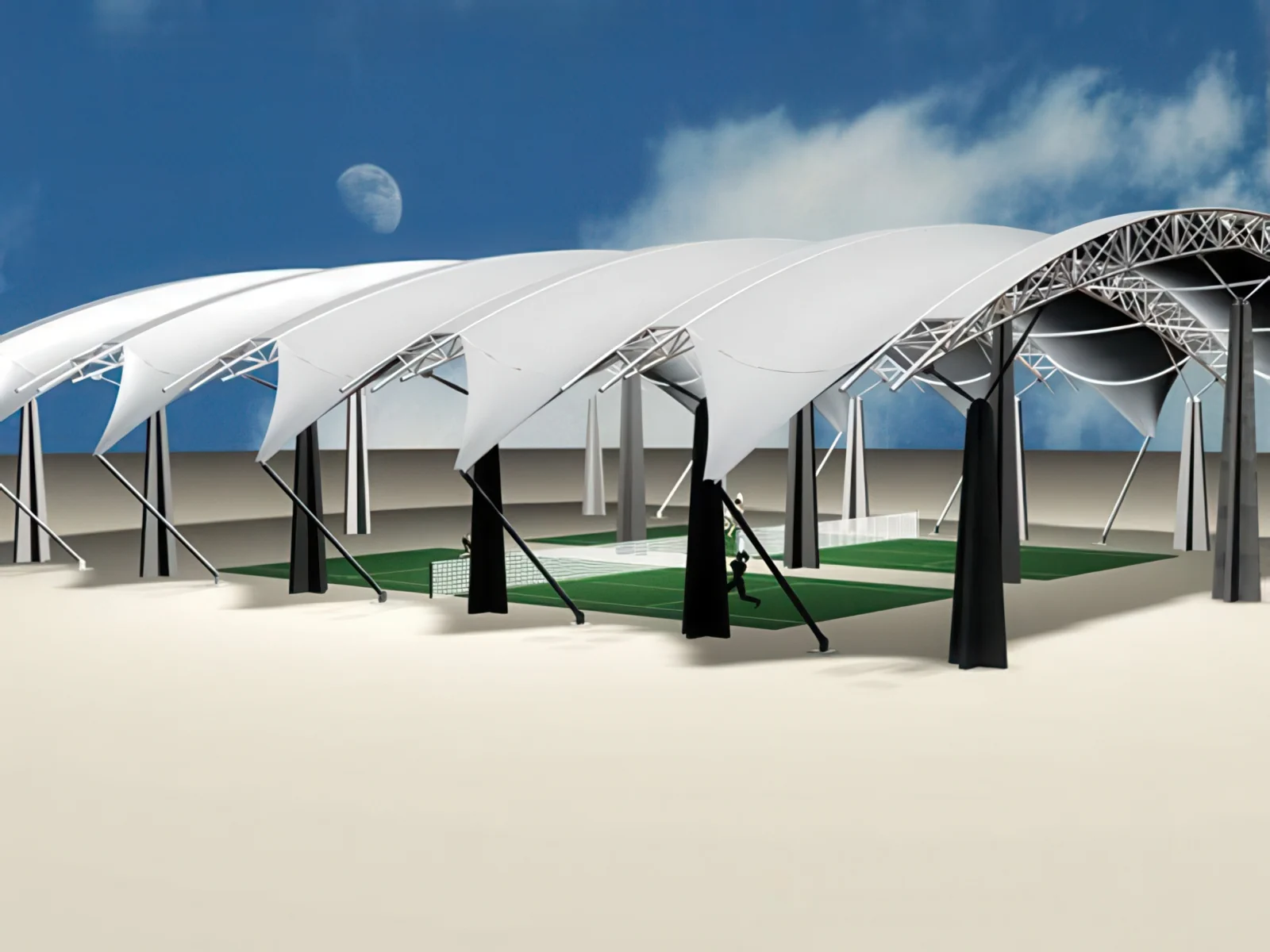 Тентовые сооружения без внутренних опор проект 50