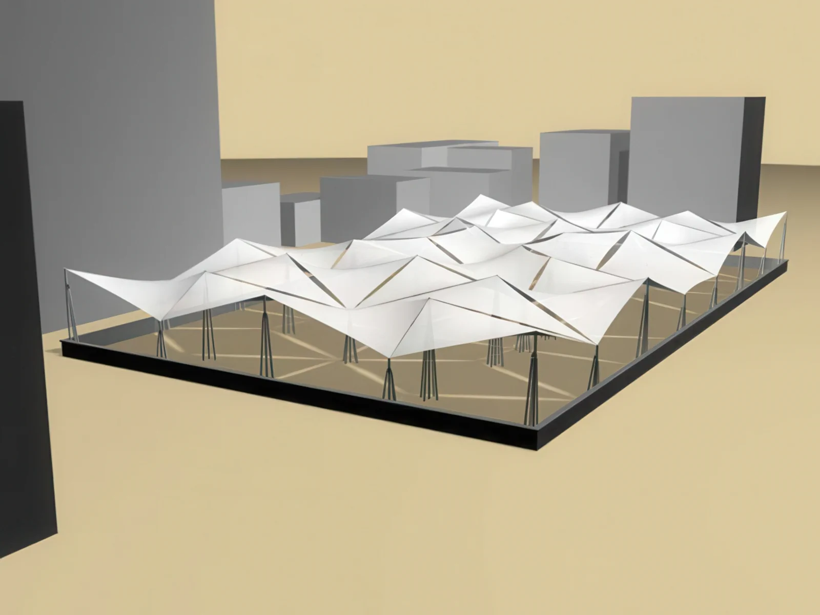 Тентовые сооружения без внутренних опор проект 51