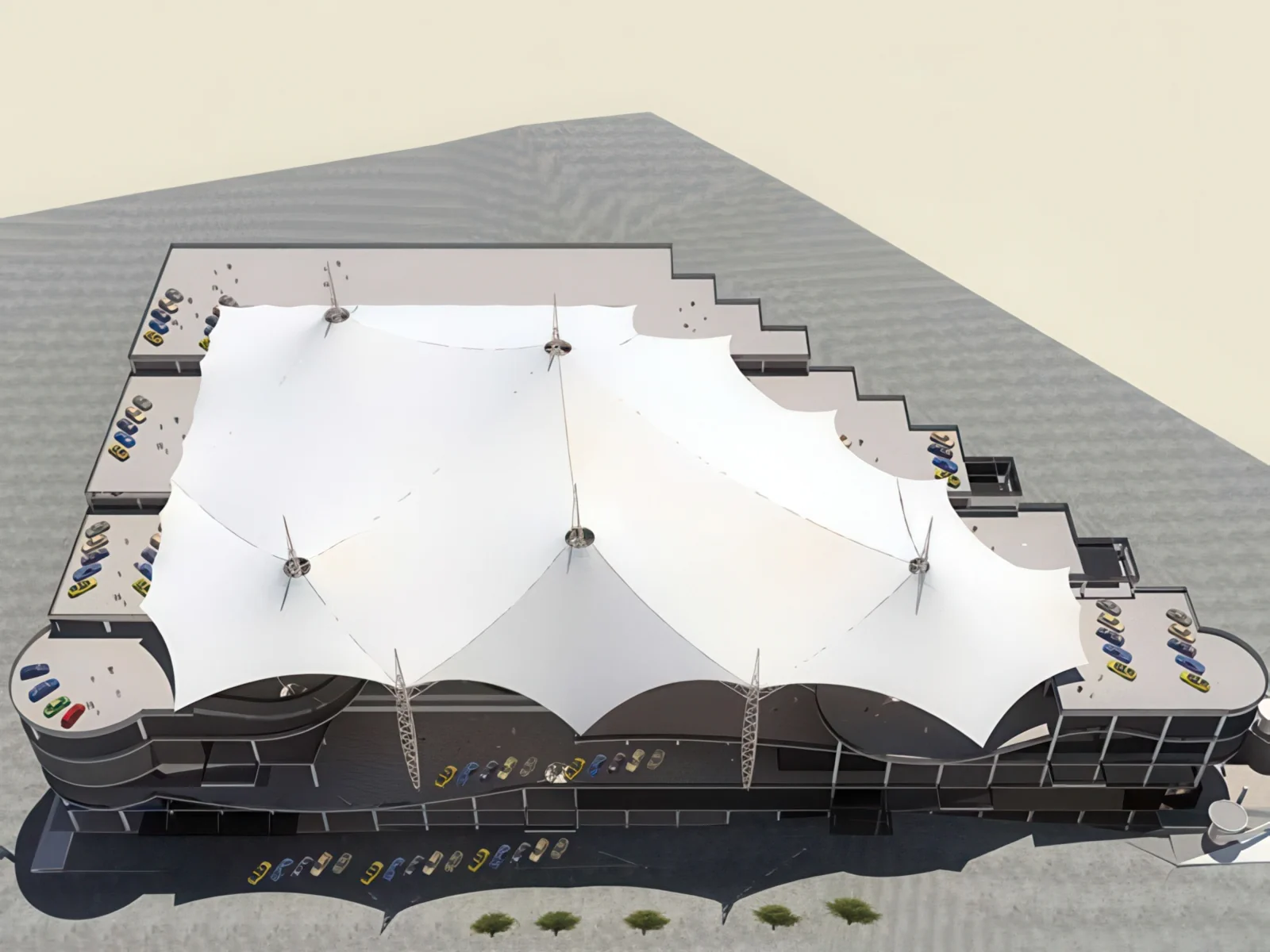 Тентовые сооружения без внутренних опор проект 84