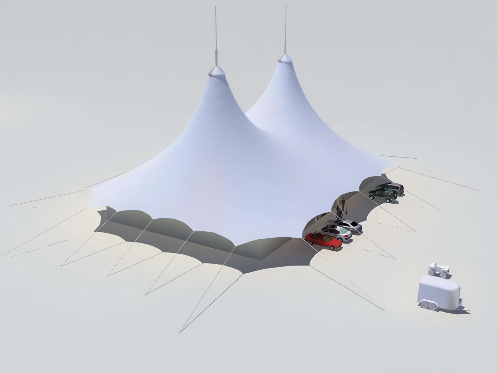 Тентовые сооружения без внутренних опор проект 86