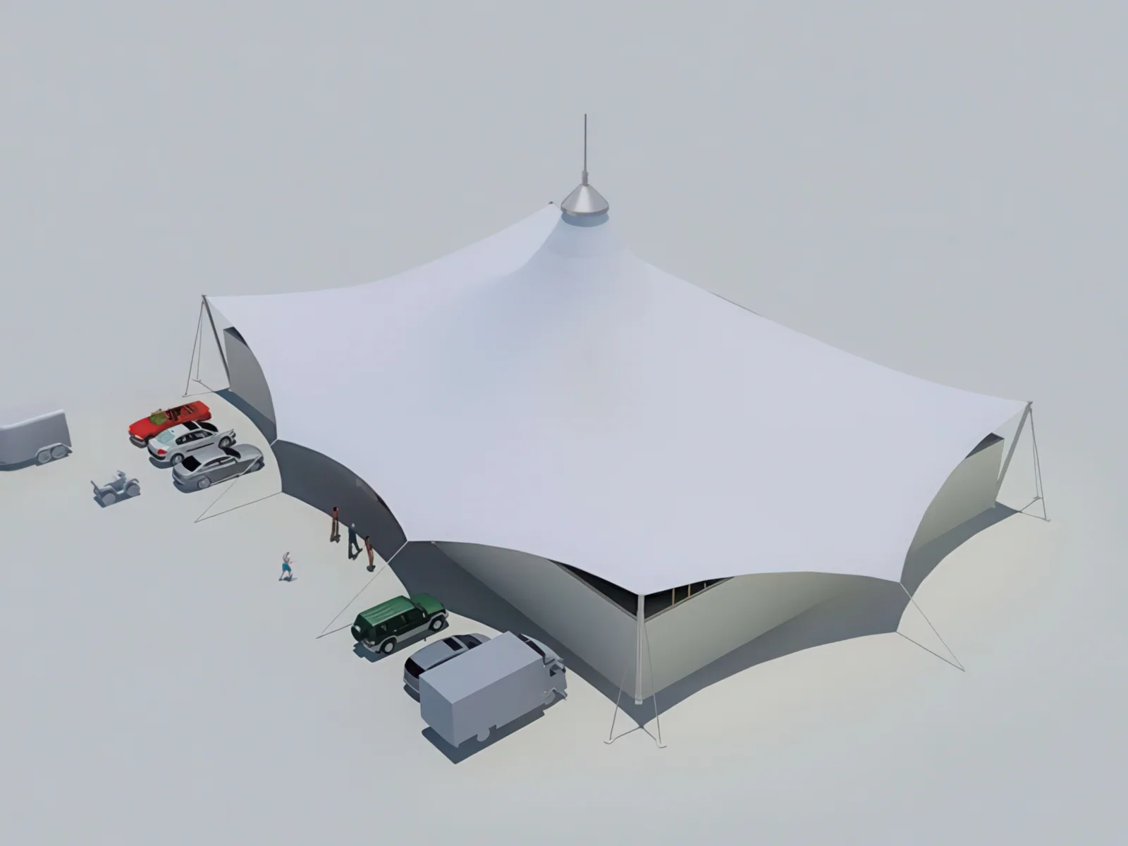 Тентовые сооружения без внутренних опор проект 87