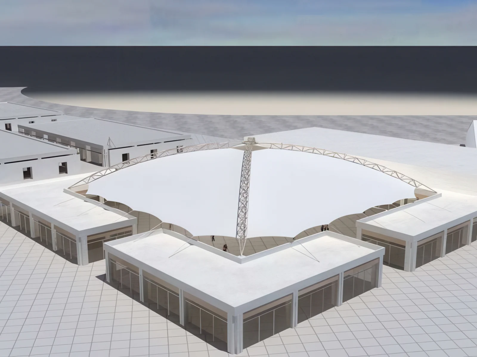 Тентовые сооружения без внутренних опор проект 94