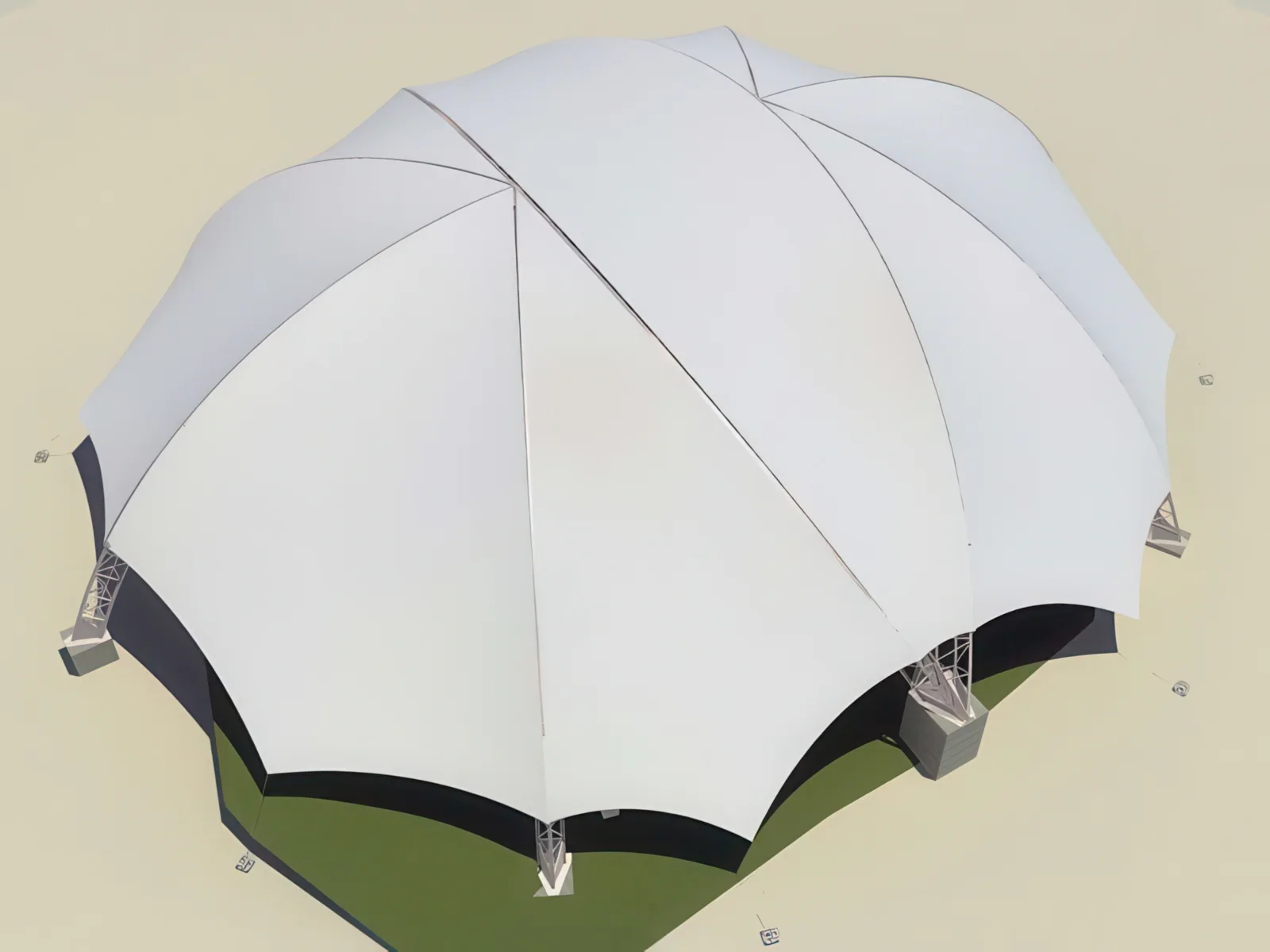 Тентовые сооружения без внутренних опор проект 98