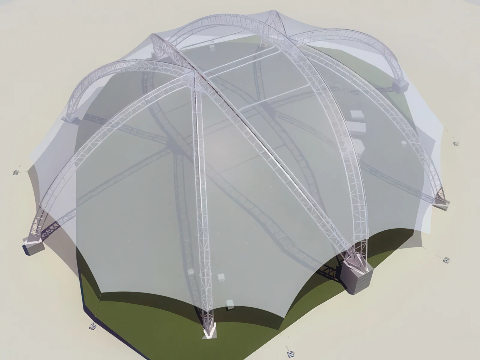 Тентовые сооружения без внутренних опор проект 99