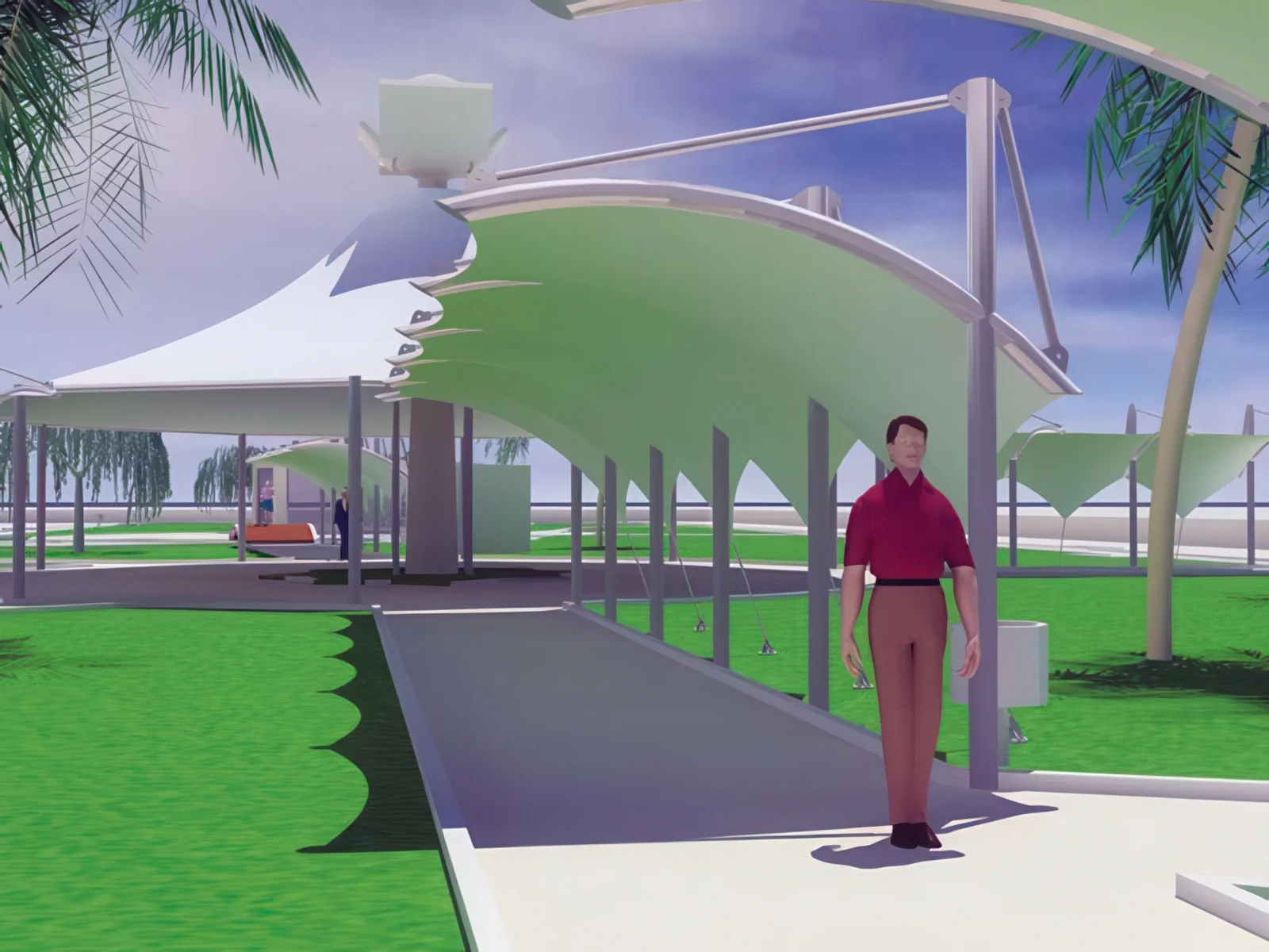 Навесы для автомобильных парковок проект 29