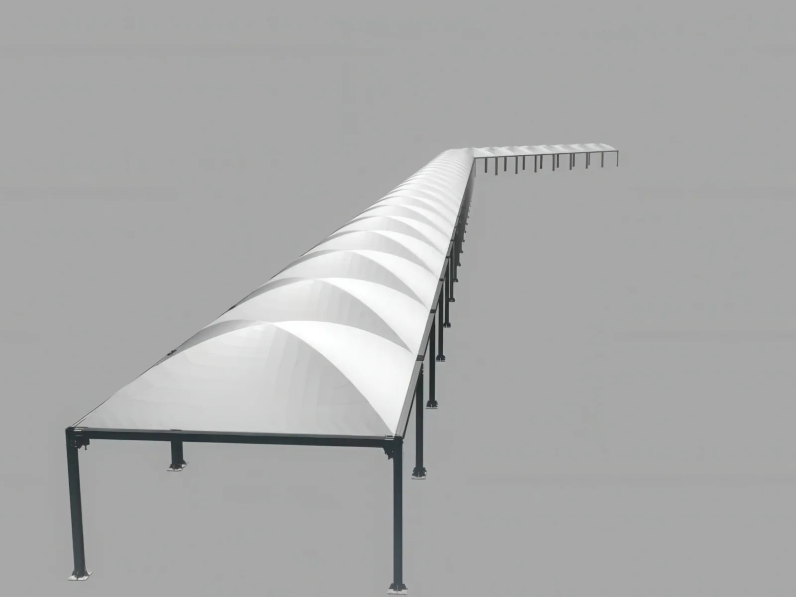 Навесы для пеших зон проект 4