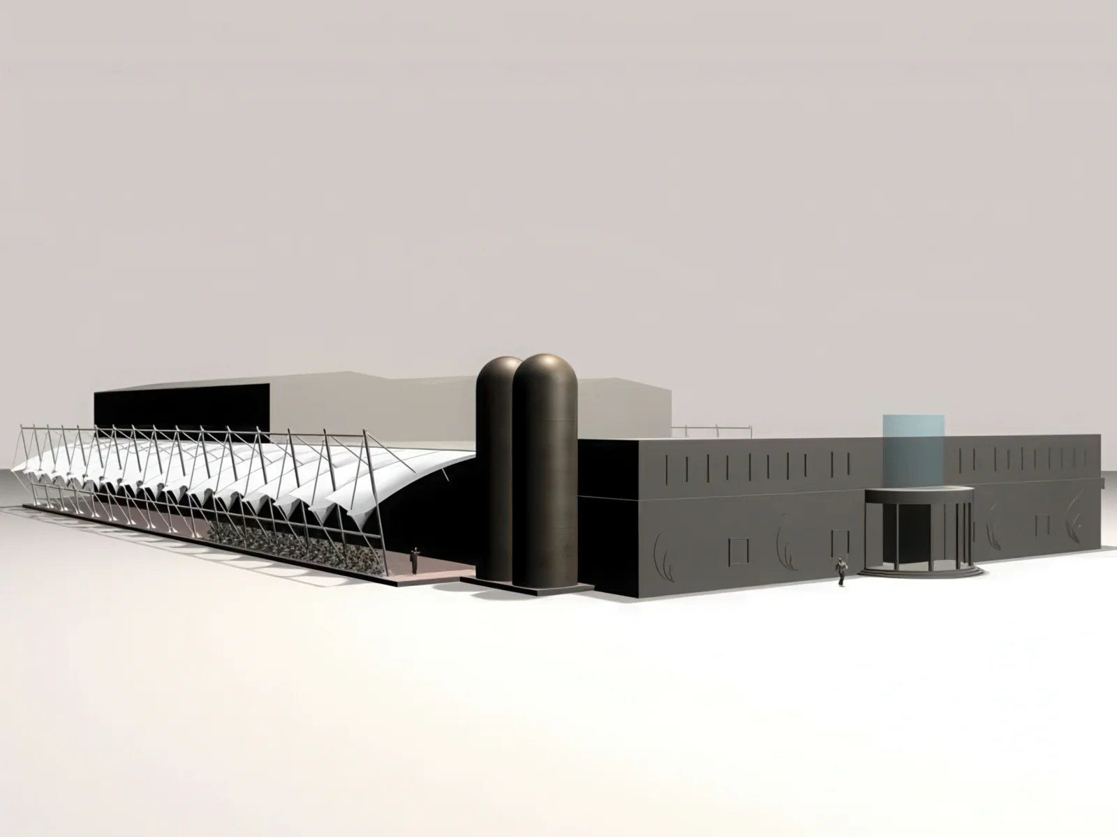 Навесы для пеших зон проект 5