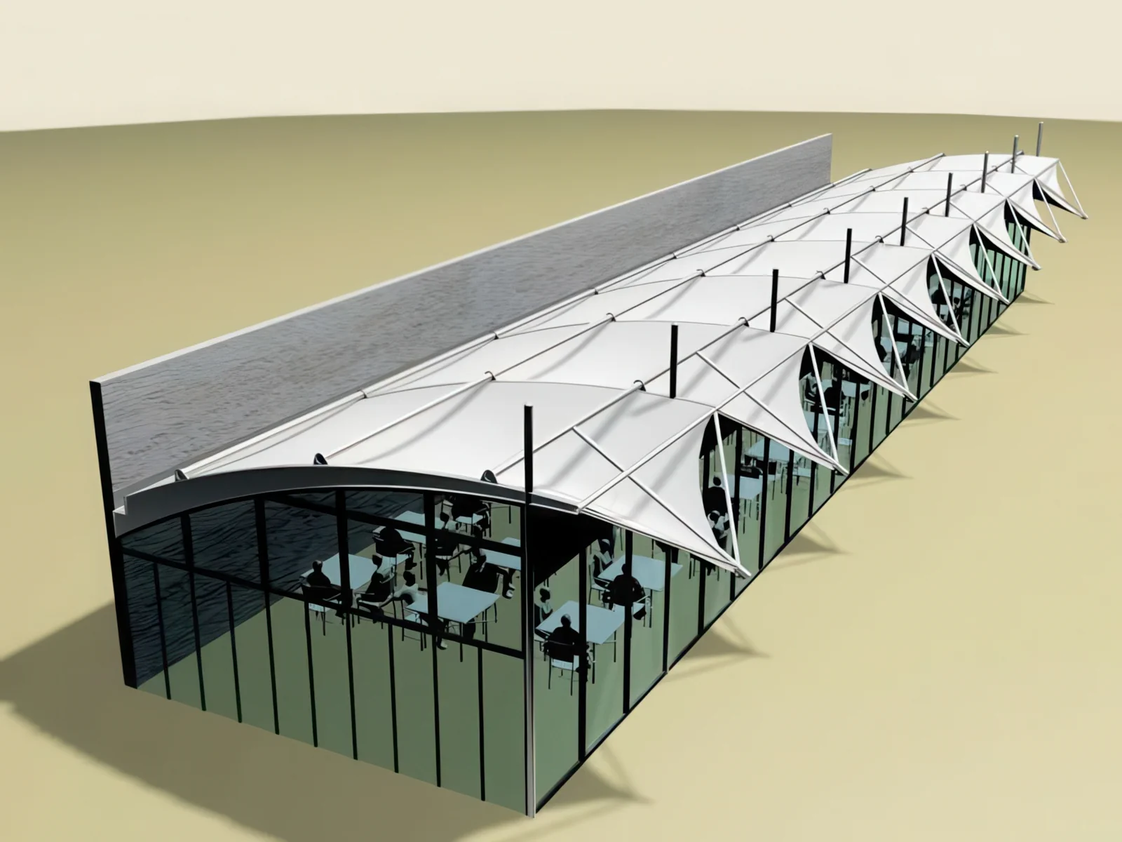 Тенты для ресторации проект 1