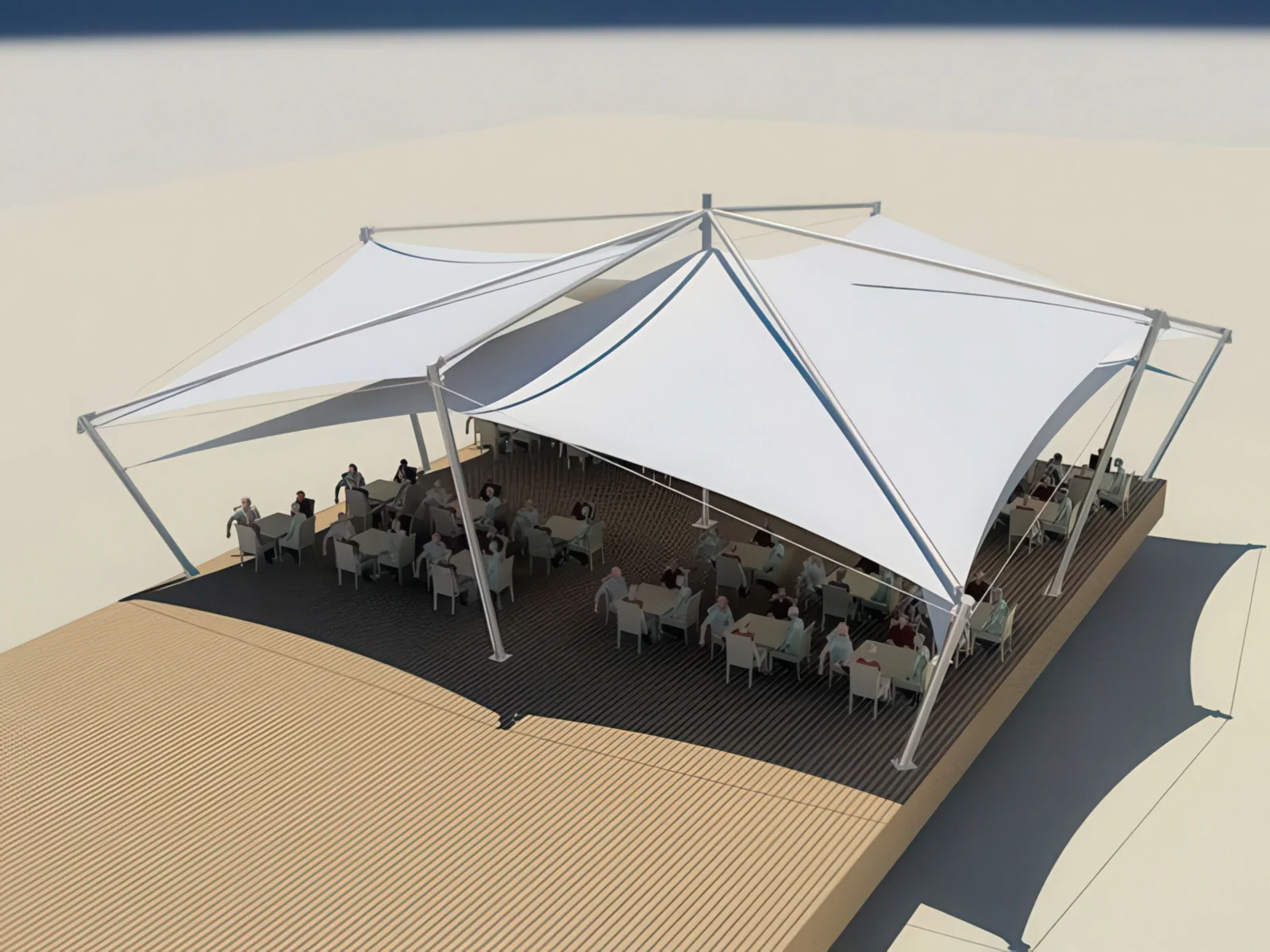 Тенты для ресторации проект 7