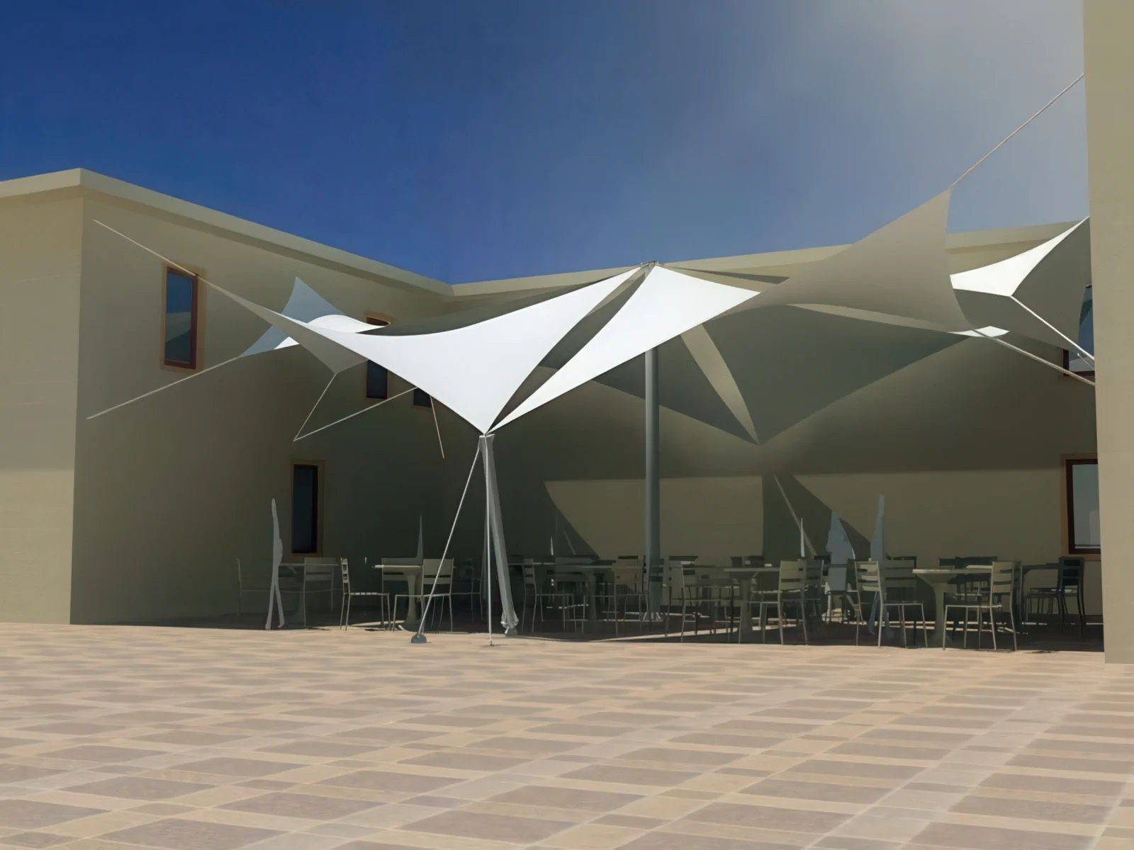 Тенты для ресторации проект 14