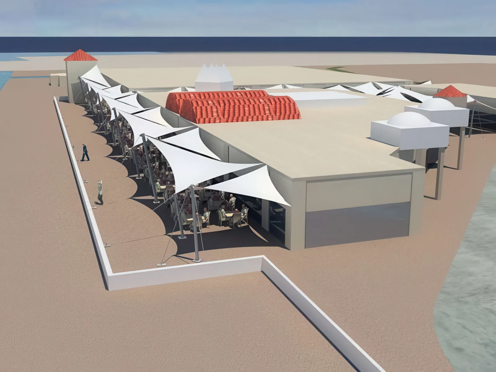 Тенты для ресторации проект 15