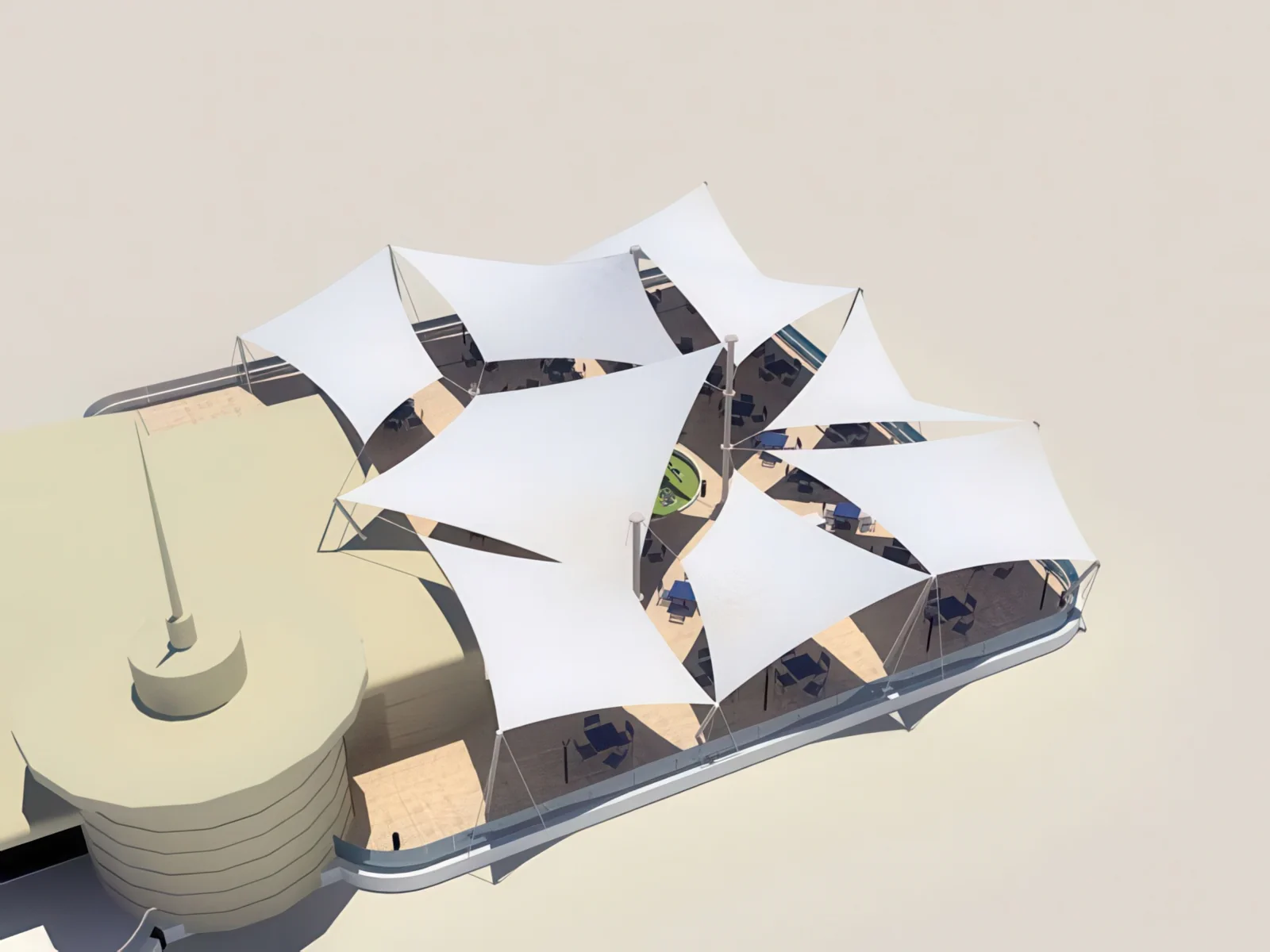 Тенты для ресторации проект 26