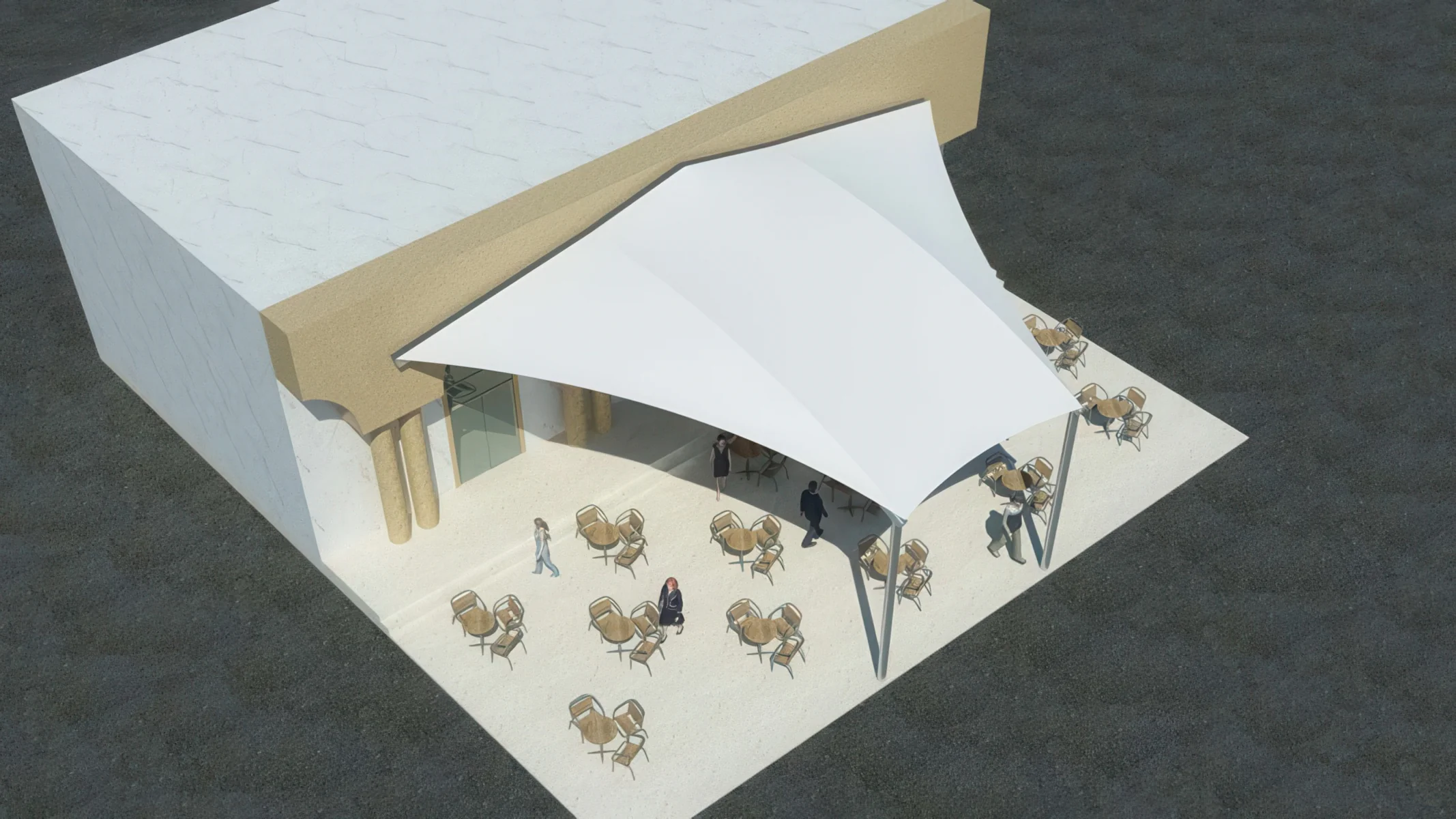 Тенты для ресторации проект 31