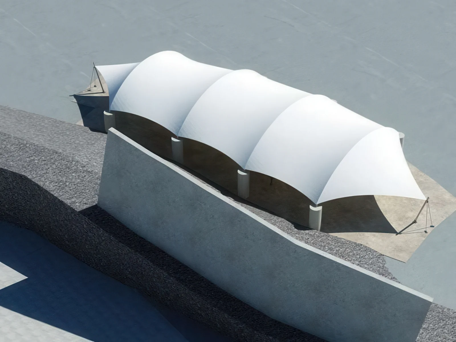 Тенты для ресторации проект 34