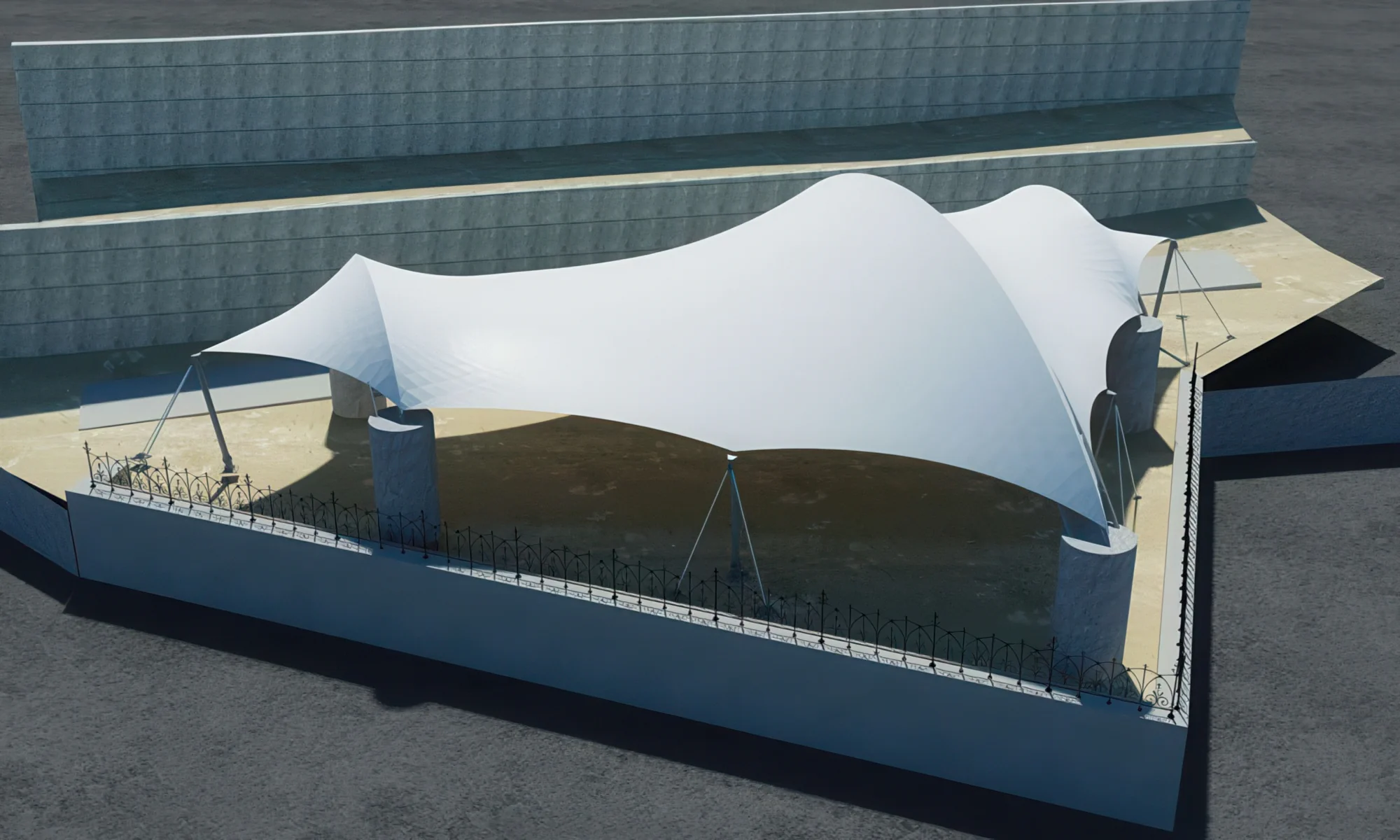 Тенты для ресторации проект 35