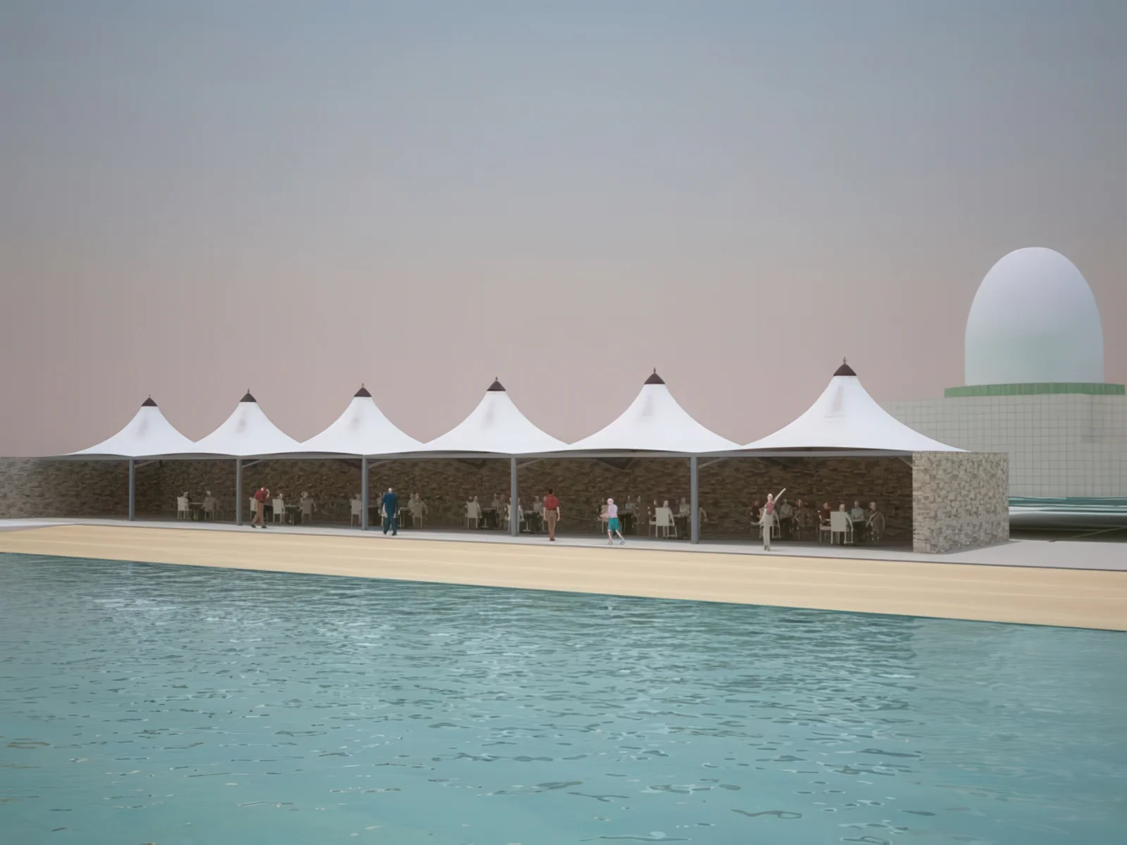 Тенты для ресторации проект 39