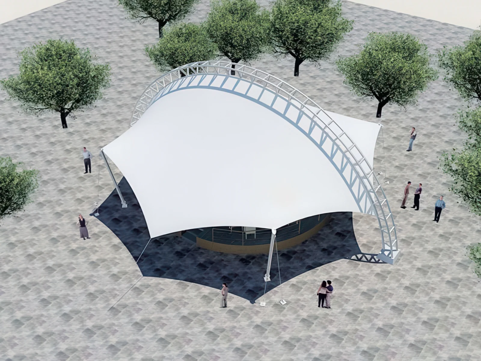 Тенты для ресторации проект 41