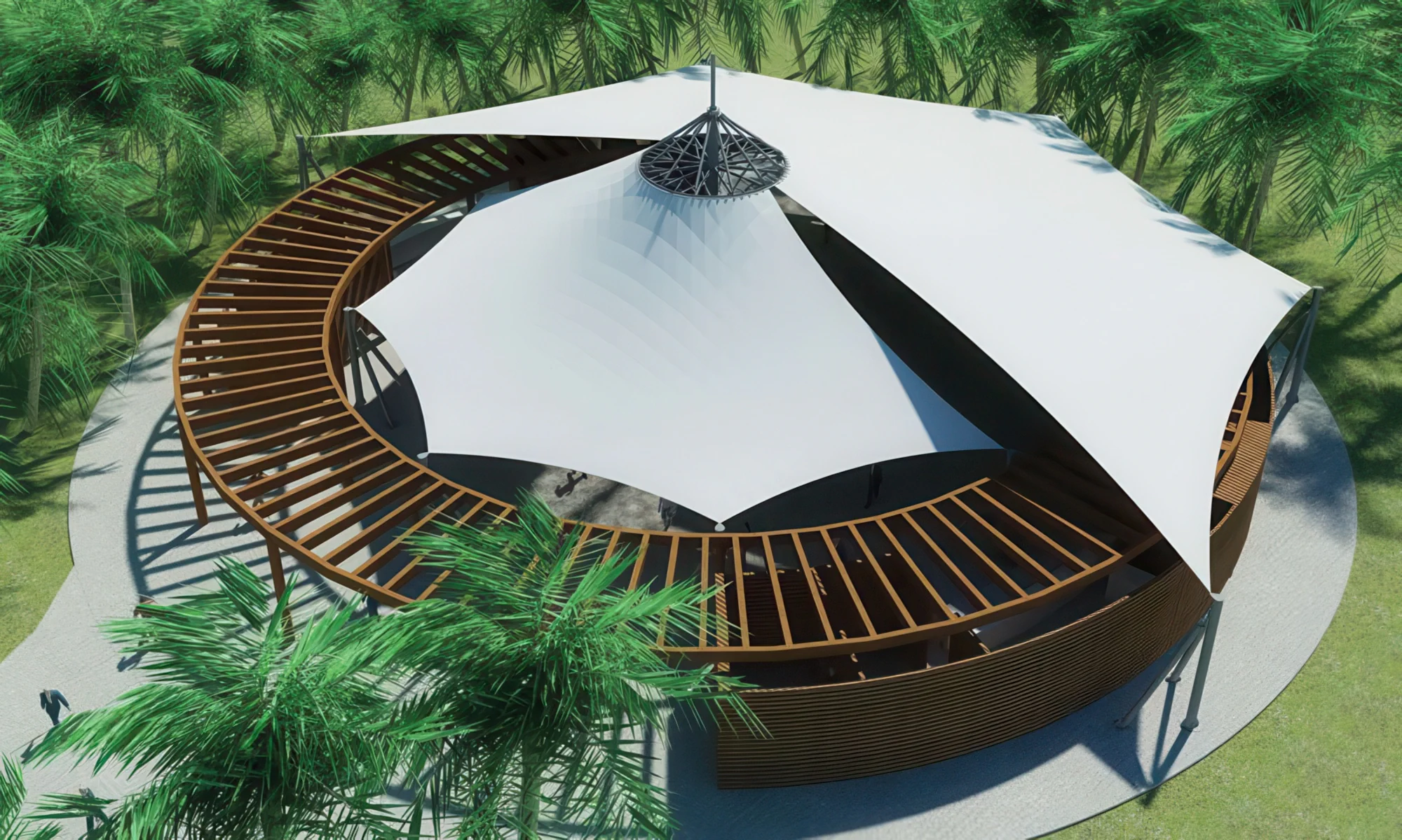 Тенты для ресторации проект 43