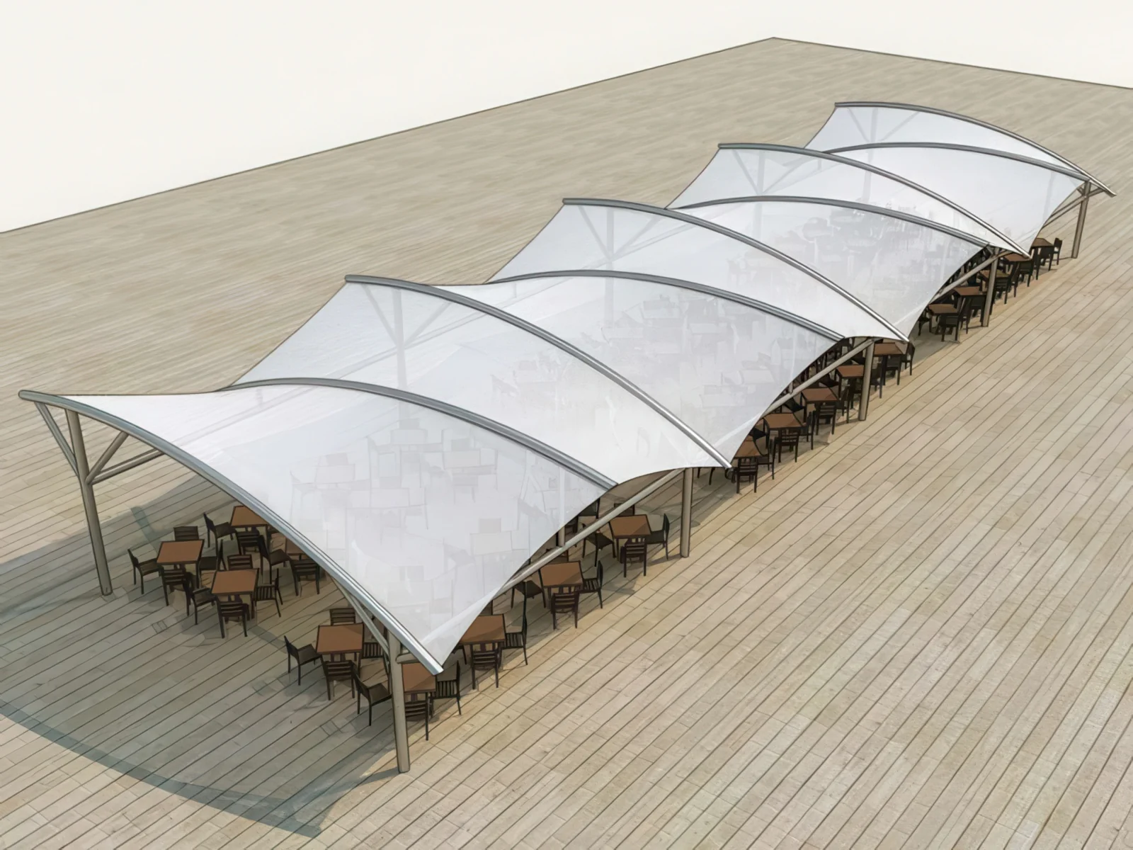 Тенты для ресторации проект 47