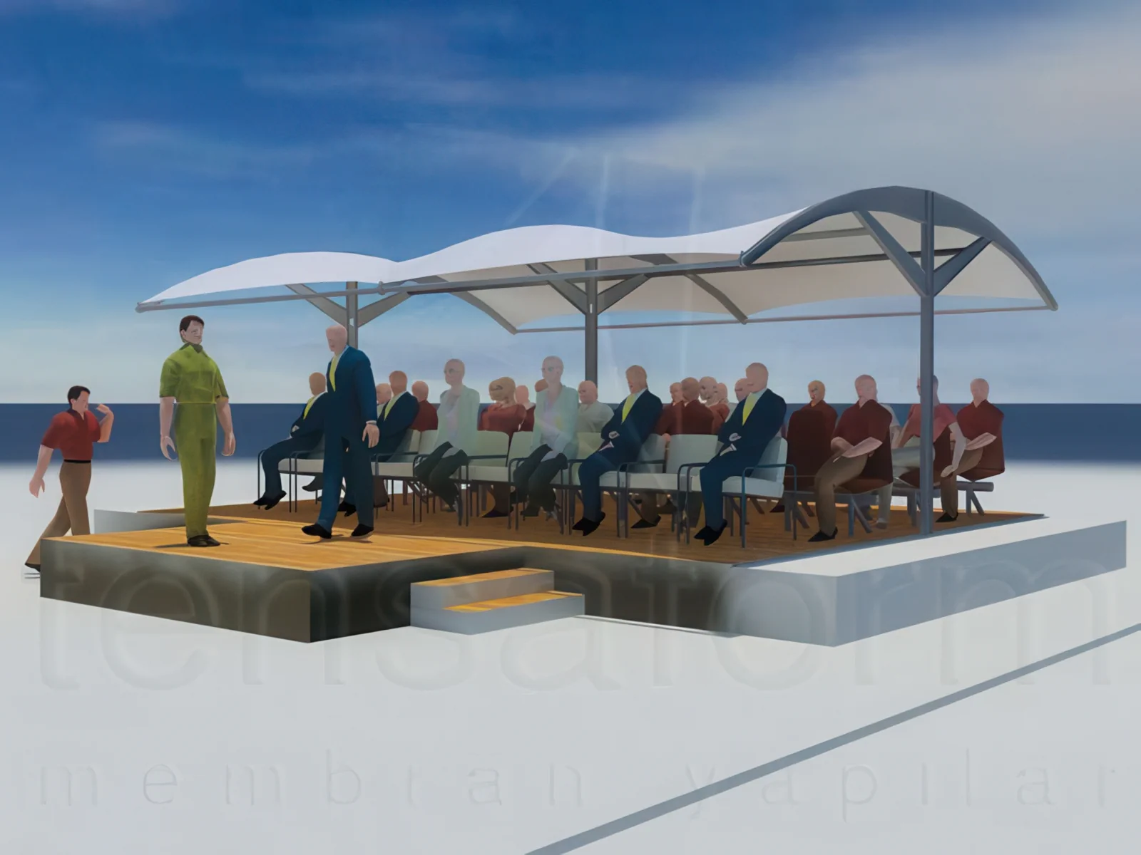 Тенты для ресторации проект 52