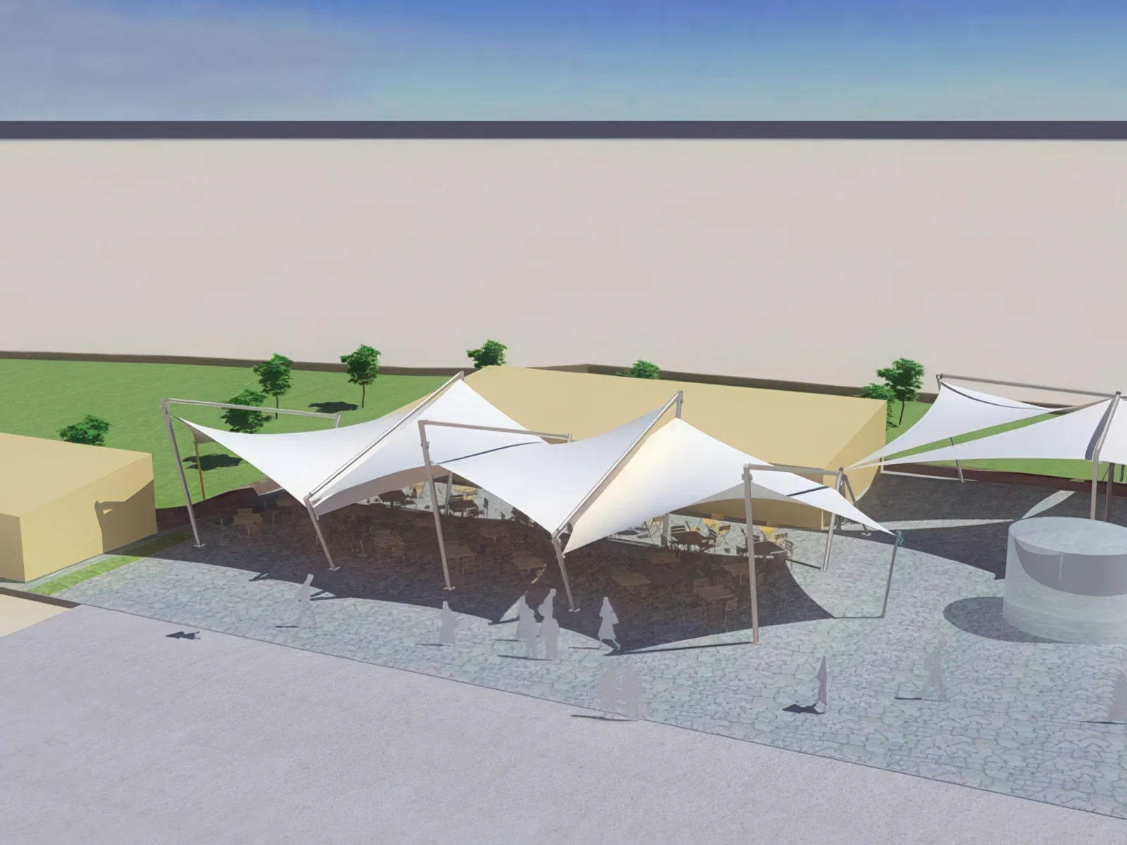 Тенты для ресторации проект 54