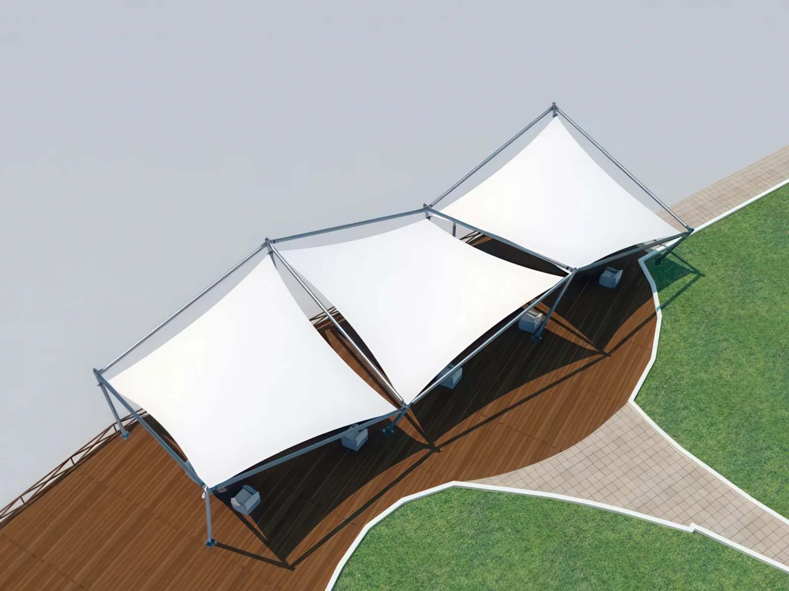 Тенты для ресторации проект 62