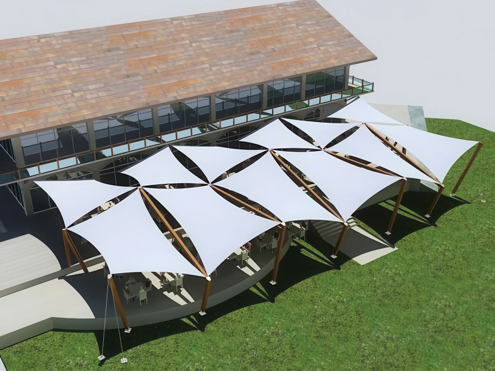 Тенты для ресторации проект 65