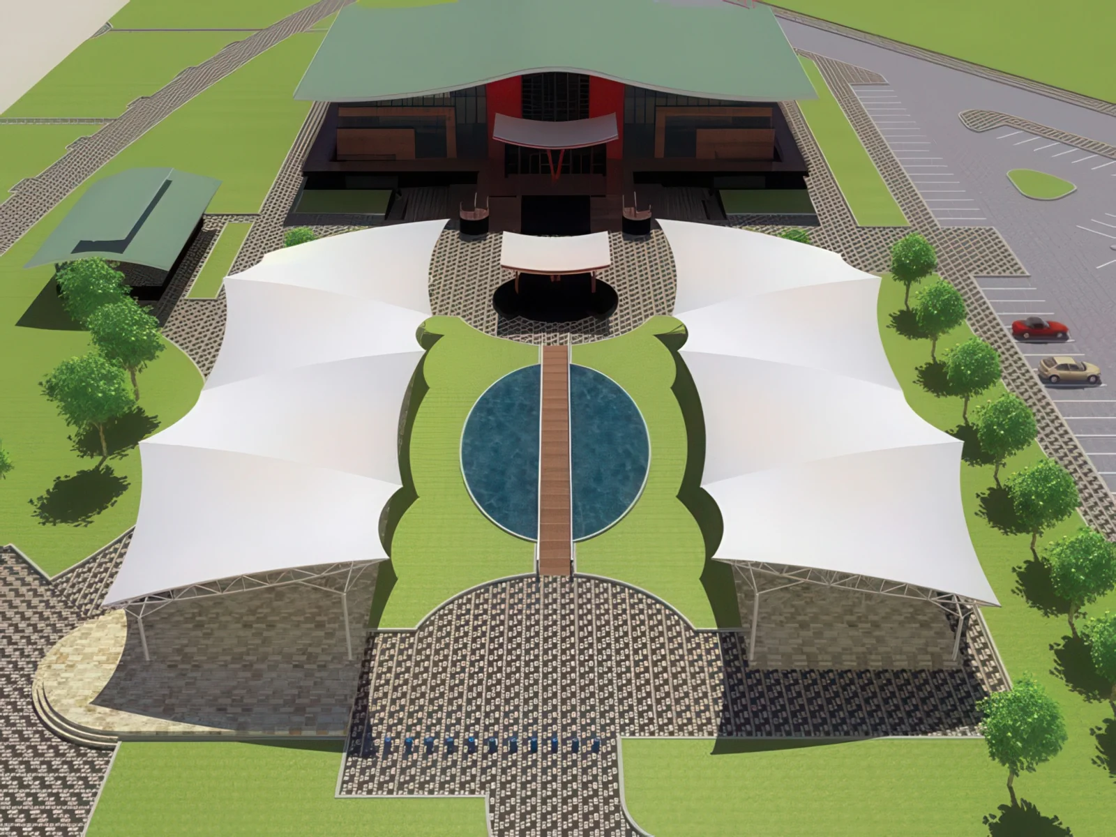 Тенты для ресторации проект 67