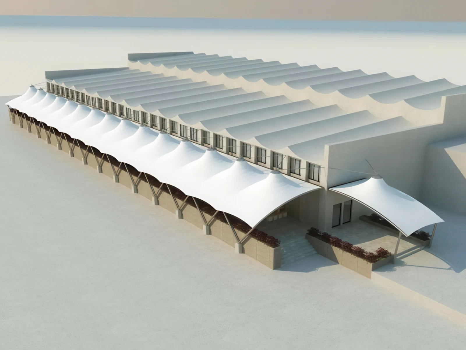 Тенты для ресторации проект 68