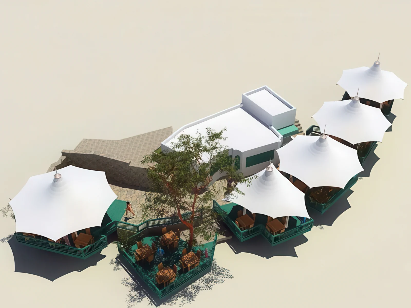 Тенты для ресторации проект 71