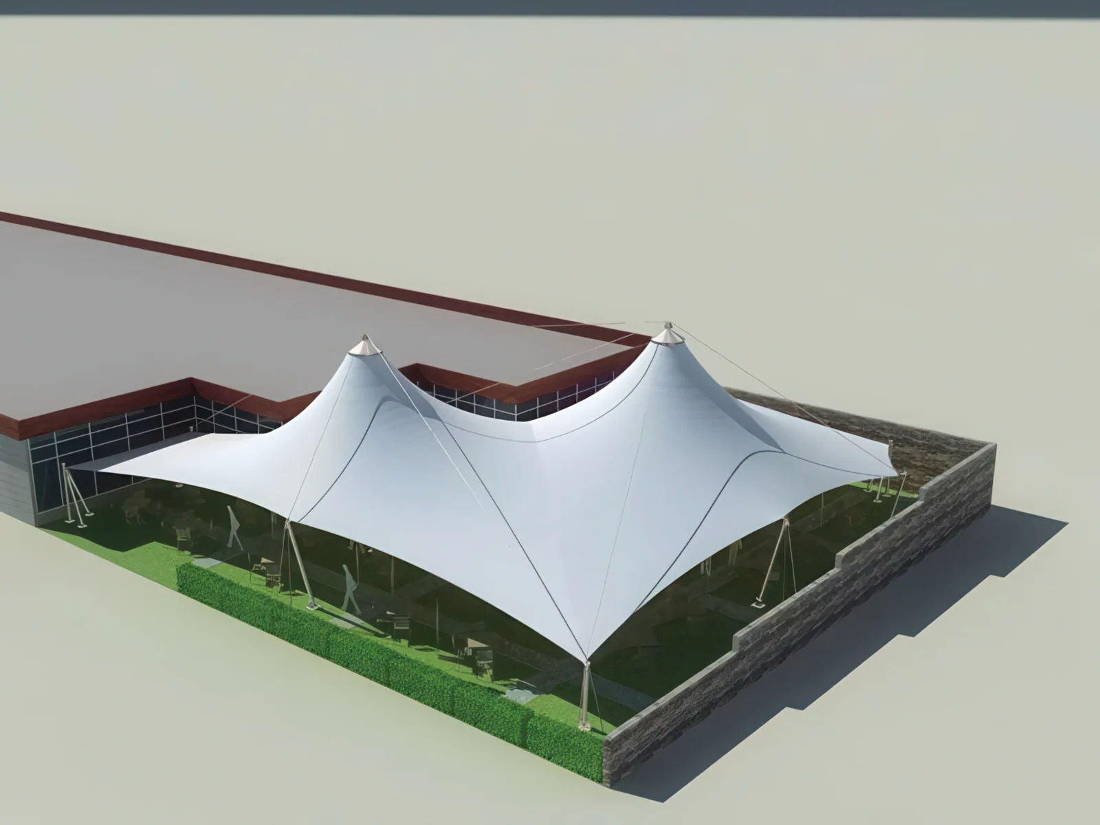 Тенты для ресторации проект 79