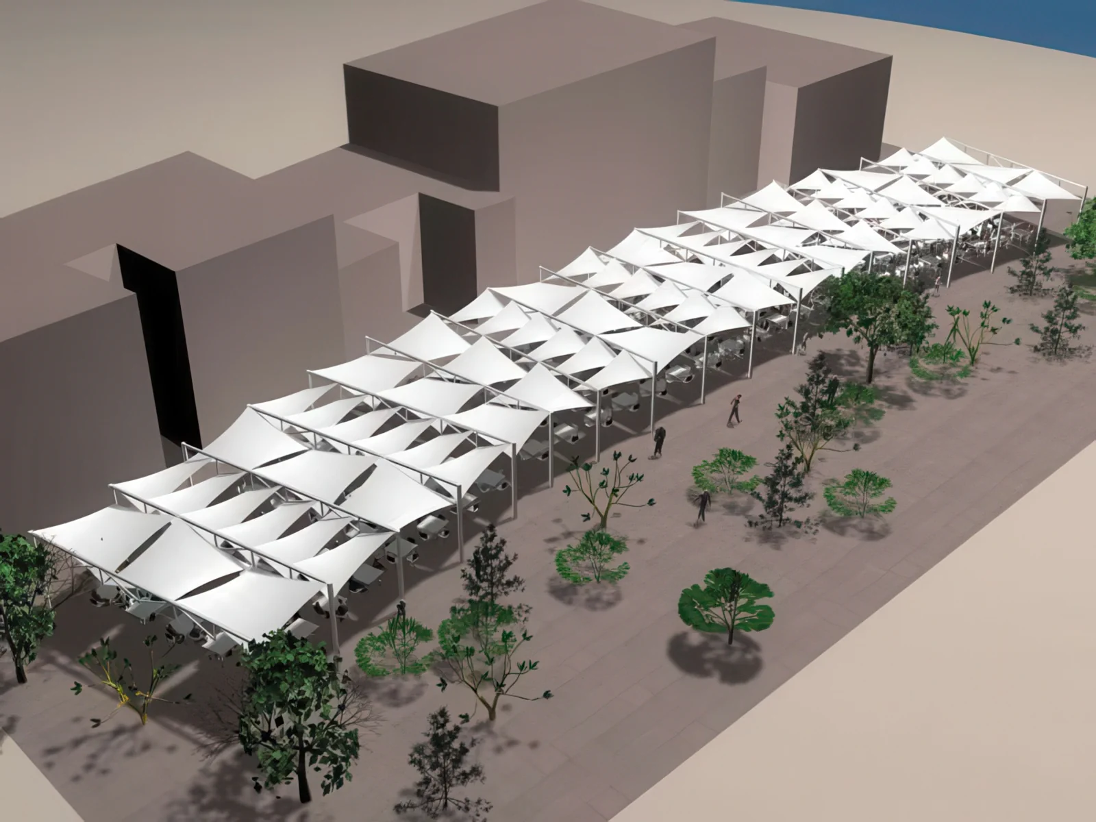 Тенты для ресторации проект 88