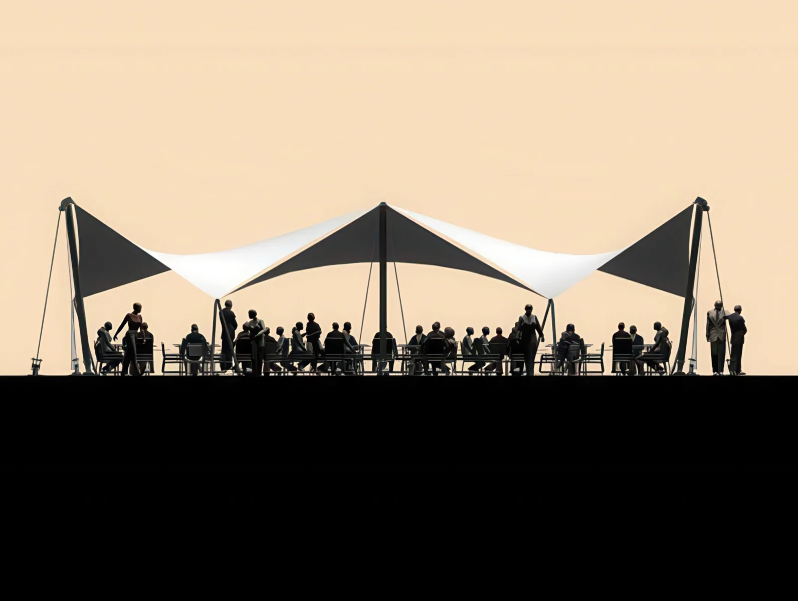 Тенты для ресторации проект 89