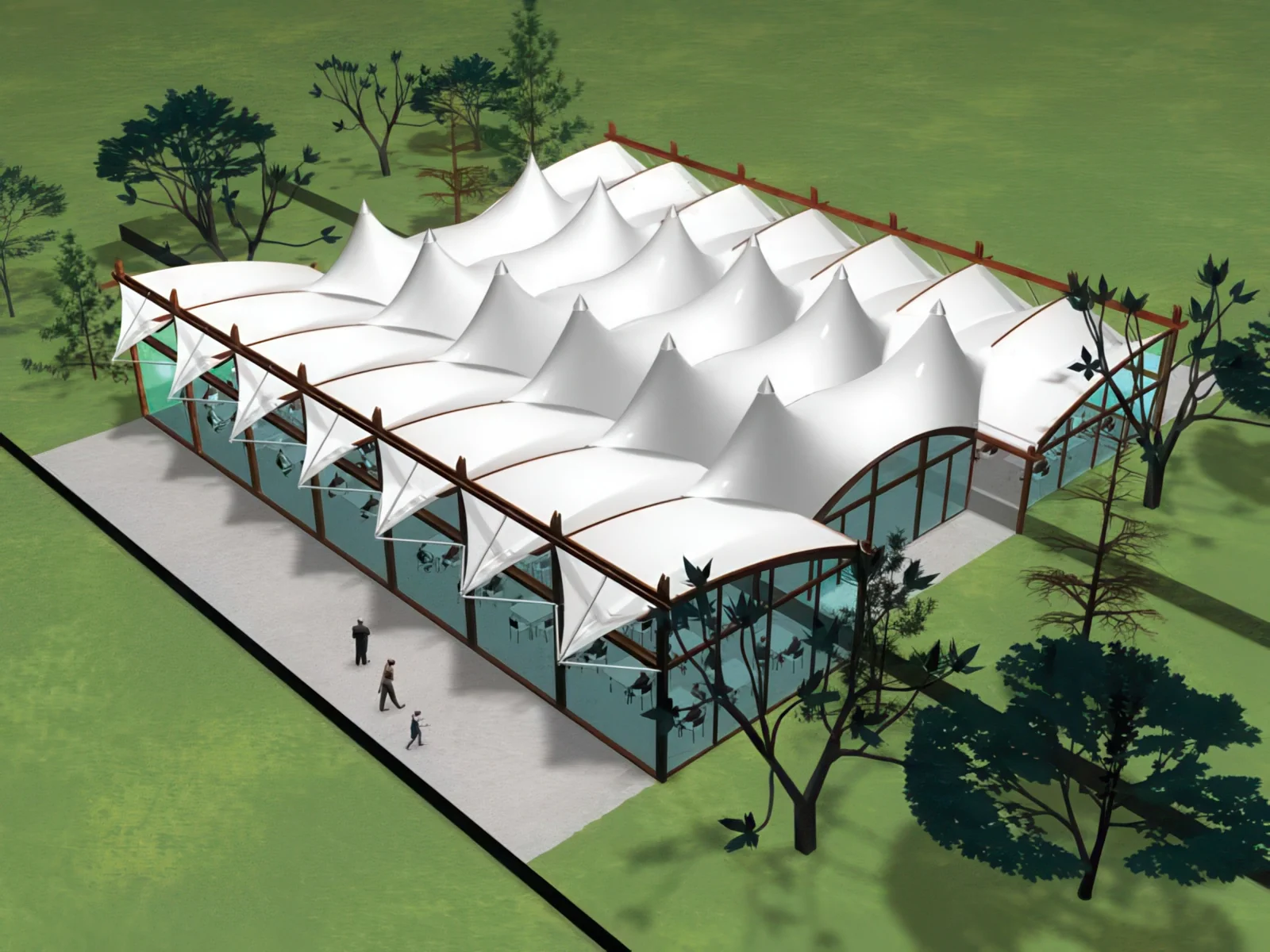 Тенты для ресторации проект 106